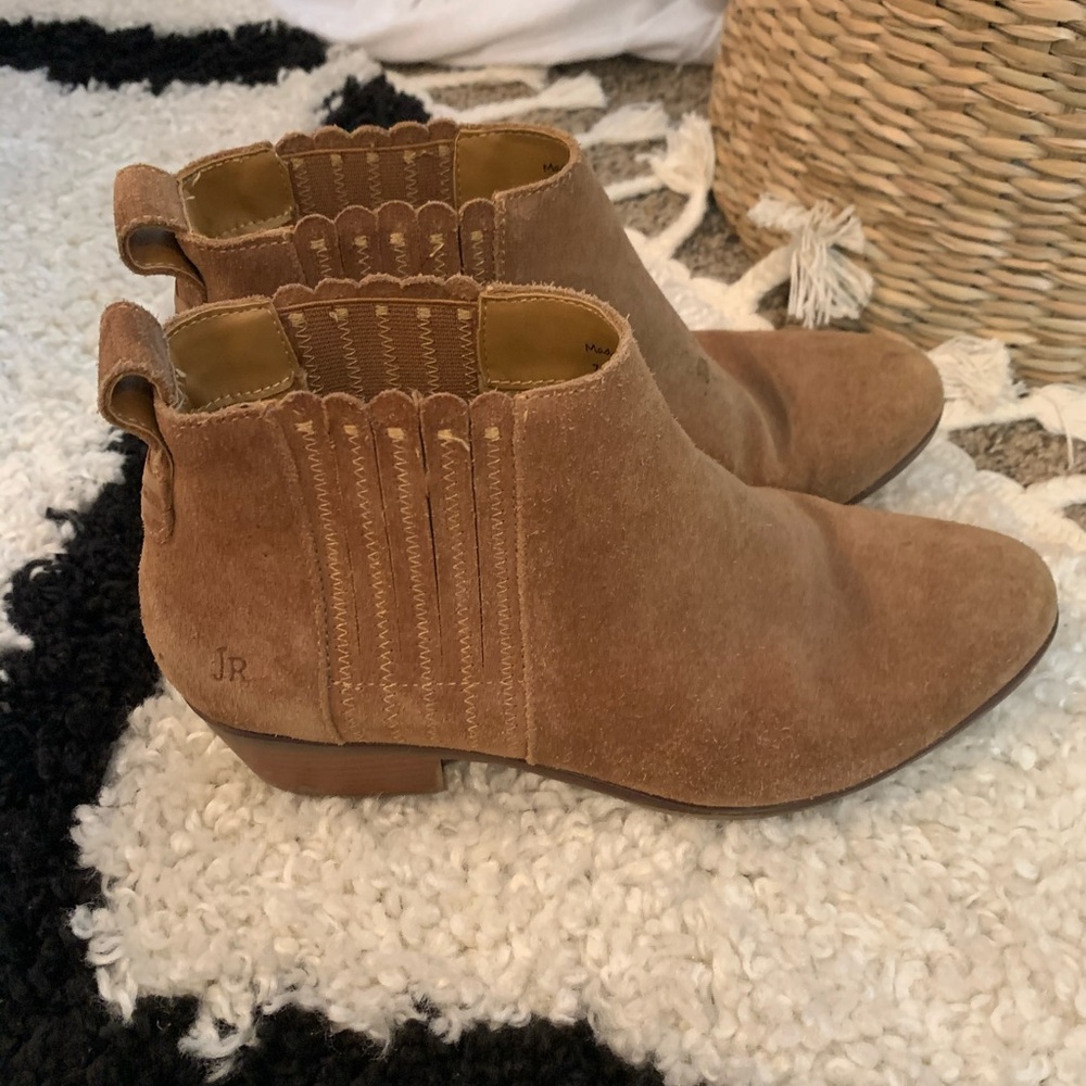 Jack Rogers Brown Suede Ankle Boot